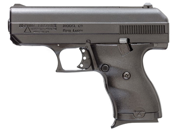 Hi-Point C9 Compact Handgun 9mm Luger 8rd Magazine 3.5" Barrel
