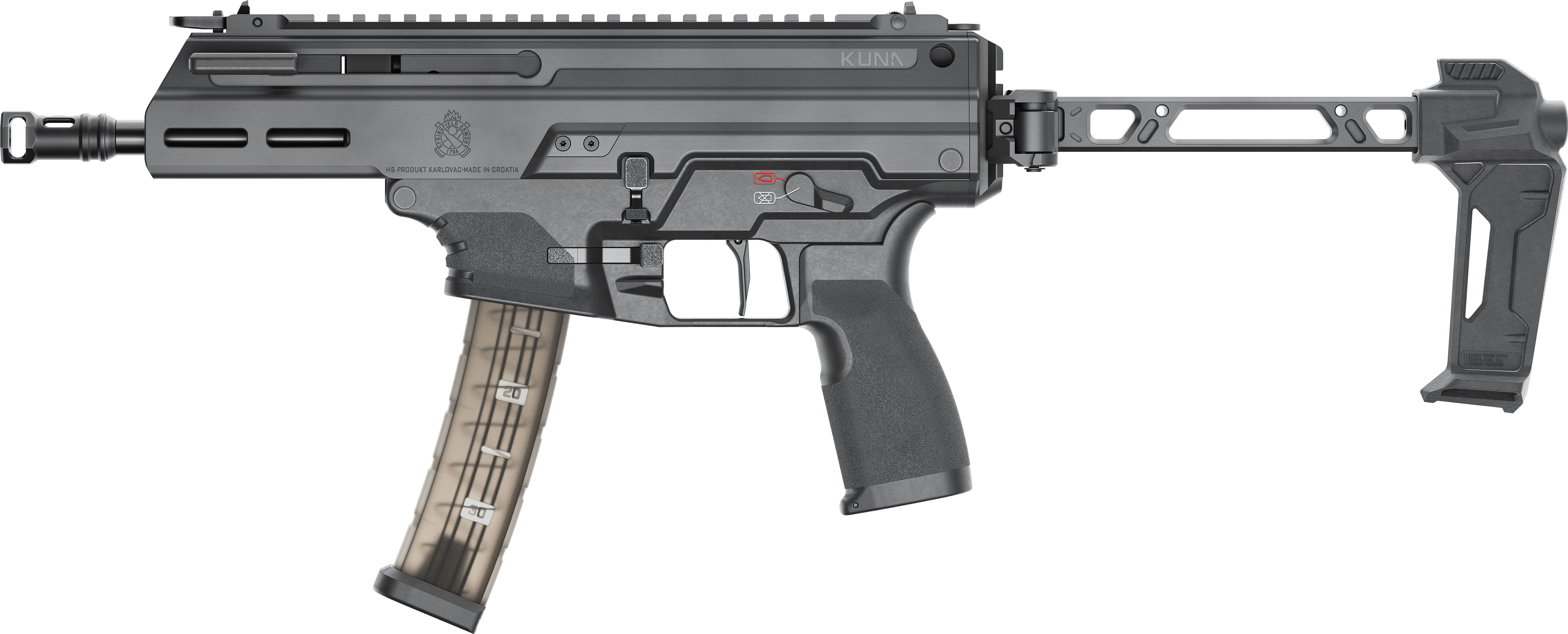 SPG KN9069BFSA     KUNA 9M 6.125  W/FSA BLK    30R