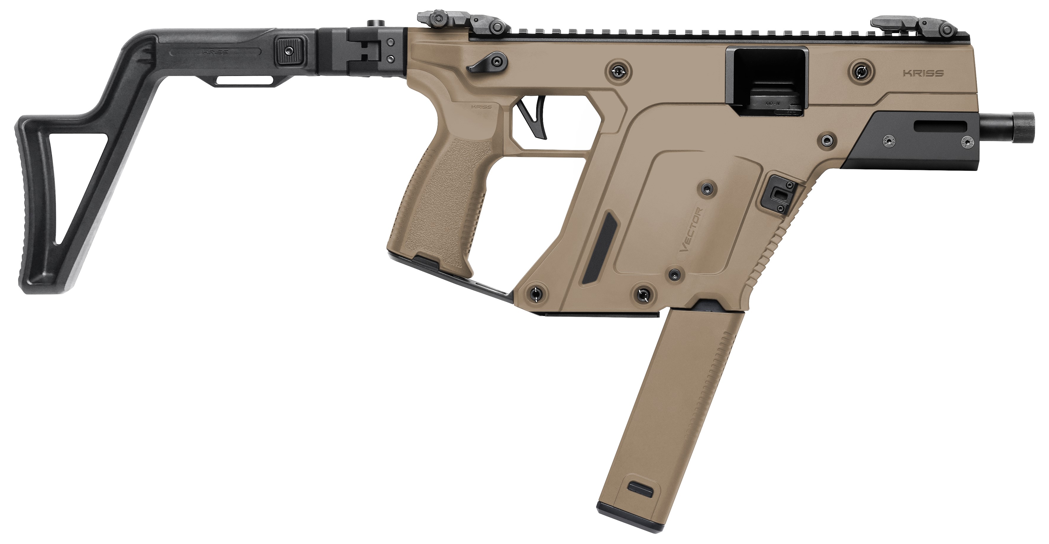 VECTOR SBR 10MM 5.5" FDE 33+1