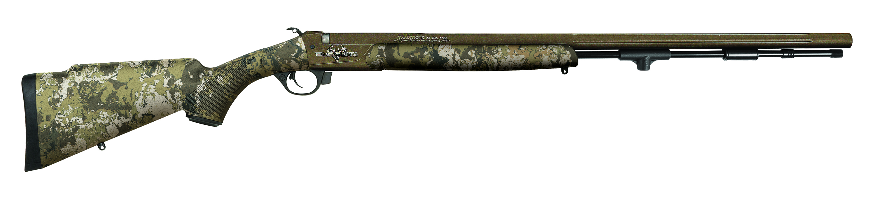 Traditions Pursuit VAPR XT Muzzleloader Veil Wideland Burnt Bronze Barrel No Sight .50 cal