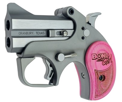 Bond Arms "Bond Arms Girl" Roughneck Handgun .357 Mag/.38 Spl  2rd Capacity 2.5'' Barrel Pink Bond Arms Girl Wood Grips
