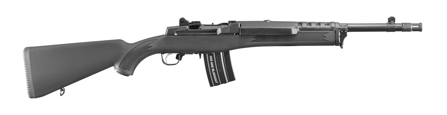 MINI-14 TACT 300BLK BL/SY 20RD