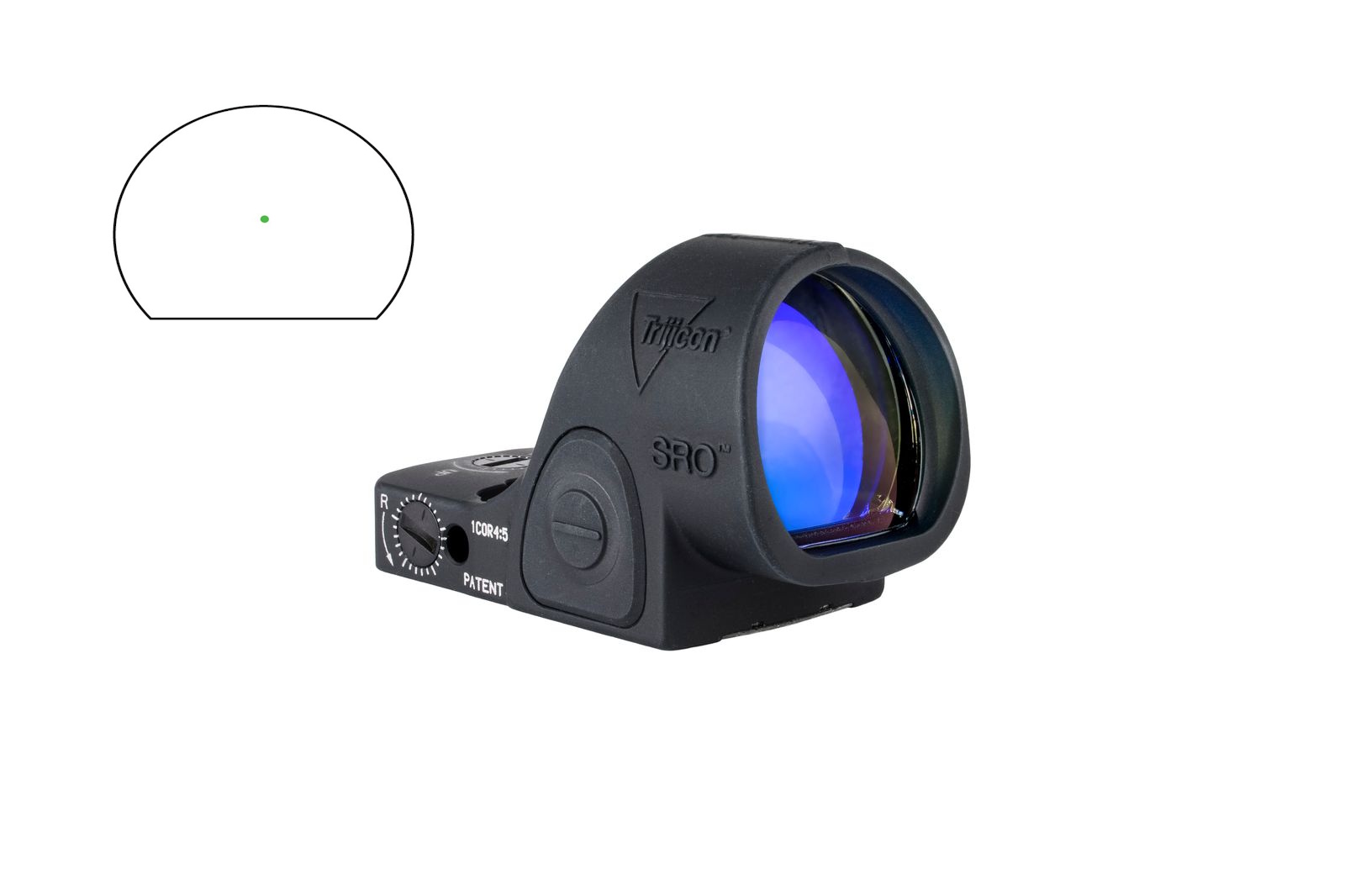 TRJ 2500026 SRO SIGHT ADJUSTABLE LED 1.0 MOA BLK