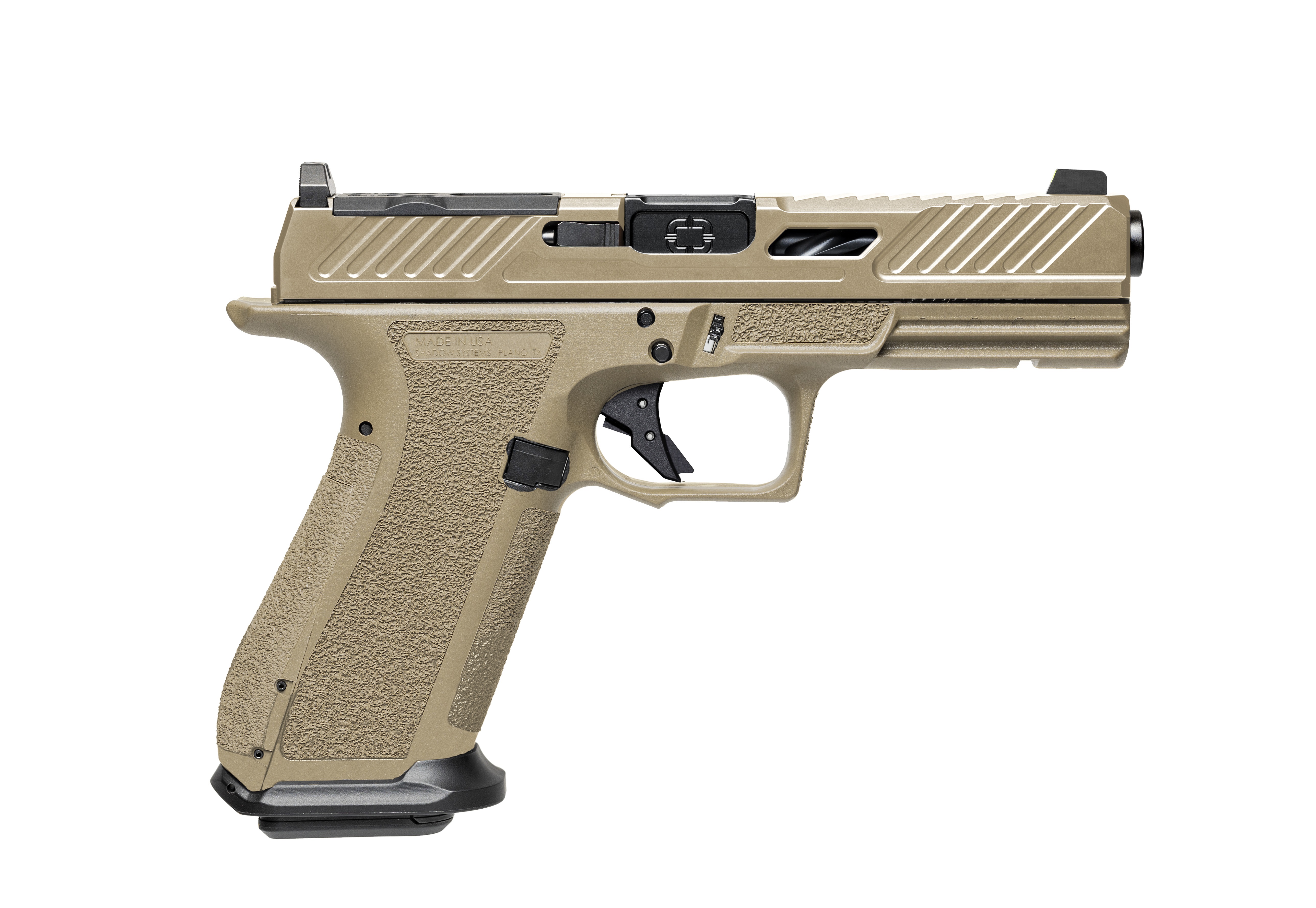 Shadow Systems DR920 Elite Slide Optic Handgun 9mm Luger 17rd Magazines (2) 4.5" Barrel FDE