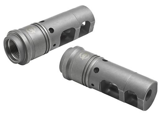SureFire SFMB7625824 SOCOM Muzzle Brake Black DLC Stainless Steel with 5/8"-24 tpi Threads for 7.62mm AR-10