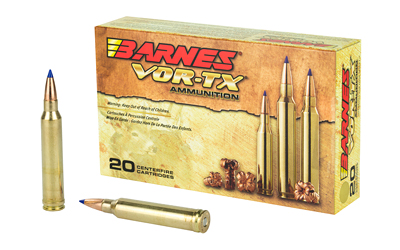 Barnes Bullets 21537 VOR-TX Rifle 300Win Mag 165gr Tipped TSX Boat Tail 20 Per Box/10 Case