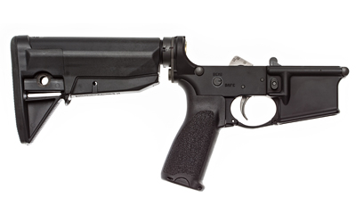 BCM LRGSTKMOD0BLK BCM Lower MOD 0 Multi-Caliber 7075-T6 Aluminum Black Synthetic Pistol Grip & Stock for AR-Platform