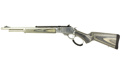 Rossi 950444189LW R95 444 Marlin 5+1 18" Matte Stainless Threaded Barrel, Stainless Polished Stainless Steel Receiver, Fixed Laminate Stock