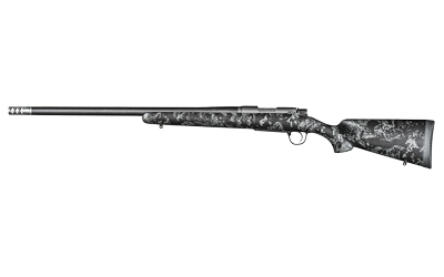 Christensen Arms 8010615500 Ridgeline FFT 300 Win Mag 3+1 22" Carbon Fiber/Threaded Barrel, Stainless Steel, Black with Gray Accents Stock