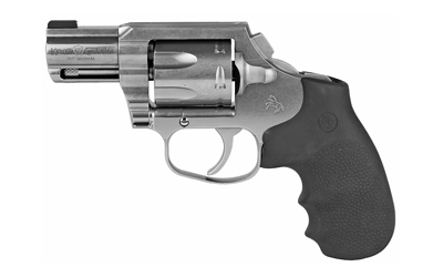Colt Mfg KCOBRASB2BB King Cobra Carry 357 Mag 6 Shot 2" DAO Brushed Stainless Steel Barrel, Cylinder & Frame, Black Hogue Rubber w/Finger Grooves Grip
