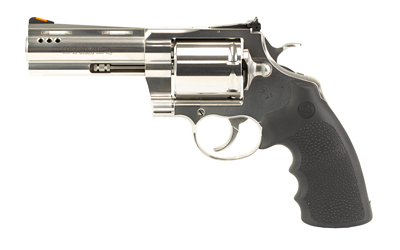 Colt Mfg KODIAKSP4RTS Kodiak 44 Mag 6rd 4.25" Polished Ported Vent Rib Barrel & Cylinder, Recessed Target Crown Muzzle, Polished Stainless Steel Frame, Black Hogue Overmolded Grip, Exposed Hammer