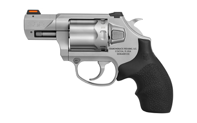 Diamondback DB0700P711 SDR Small 9mm Luger 6 Shot 2" Glass Bead Stainless Steel Barrel, Cylinder & Frame, Black Hogue Rubber Grip, Exposed Hammer