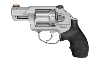 Diamondback DB0700S712 SDR DAO 357 Mag/38 Special +P 6 Shot 2" Glass Bead Stainless Steel Barrel, Cylinder & Frame, Black Hogue Rubber Grip, Exposed Hammer