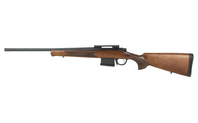 Balikli 336200 BLK 308 Win 5+1 20" Black Spiral Fluted Threaded Barrel, Black Steel Receiver w/Picatinny Rail, Turkish Walnut Fixed Stock
