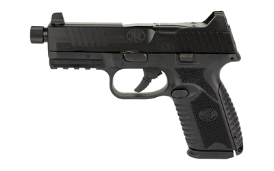 FN 66100837 509MT 9mm Luger 15+1/24+1, 4.50" Black Target Crown/Threaded Steel Barrel, Matte Black Optic Ready/Serrated Steel Slide, Matte Black Polymer Frame w/Picatinny Rail, Ambidextrous