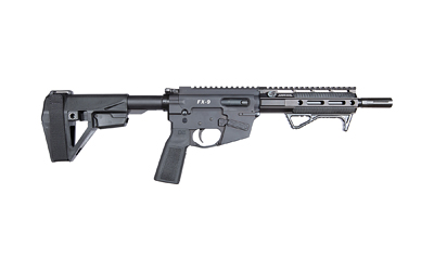 Freedom Ordance FX9P8E-BLK FX9P Elite 9mm Luger 8" Black Nitride Threaded Barrel, Black Anodized Aluminum Receiver w/Picatinny Rail, M-LOK Handguard, Black Polymer SB Tactical SBA5 Brace, Black Polyme