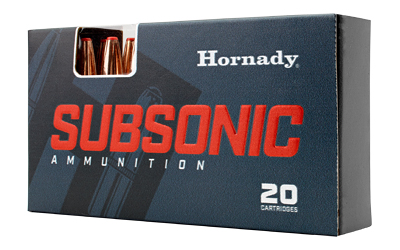 Hornady 82247 Subsonic Rifle 450Bushmaster 395gr Sub X 20 Per Box/10 Case