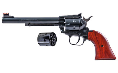 Heritage Mfg RR22MB6AS Rough Rider 22 LR 22 WMR 6 Shot 6.50" Black Barrel, Cylinder & Frame, Cocobolo Grips
