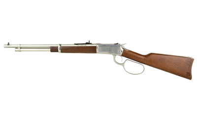 Heritage Mfg H92045189 92 Ranch Hand 45 Colt (Long Colt) 8rd 18" Stainless Polished Barrel, Stainless Polished Receiver, Fixed Hardwood Stock