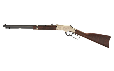 Henry H004D4 Golden Boy Deluxe 4th Edition 22 Short, 22 Long or 22 LR, 16 LR/21 Short Capacity, 20" Blued Octagon Barrel, Engraved Brasslite Rec, American Walnut Stock, Ad. Buckhorn Sights