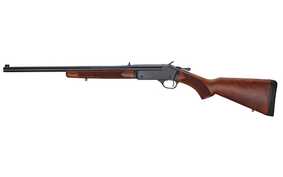 Henry H0154570 Single Shot 45-70 Gov Caliber with 1rd Capacity, 22" Barrel, Overall Blued Metal Finish & American Walnut Stock, Right Hand (Full Size)