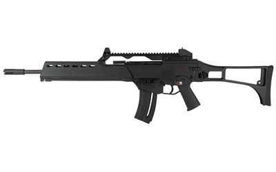 HK 81000994 G36 22 LR 20+1 18.13" Black Barrel w/Flash Suppressor, Black Receiver w/Picatinny Rail, Black Folding Synthetic Stock, Black Polymer Grip