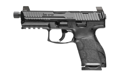 HK 81001231 VP9A1 K Tactical 9mm Luger 10+1 4.70" Black Threaded Barrel, Black Steel Optic Ready/Serrated Slide, Black Polymer Frame w/Picatinny Rail, Textured Grip