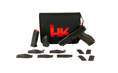 HK 81001497 VP9 A1 w/Optic Full Size Frame 9mm Luger 10+1 4.53" Black Steel Polygonal Rifled Barrel & Optic Ready/Serrated Slide, Black Polymer Frame w/Picatinny Rail, Interchangeable Backstrap Grip,