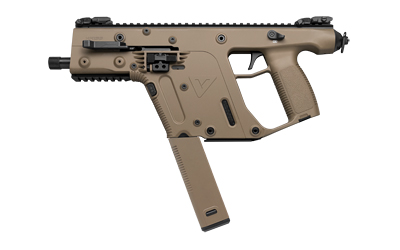 Kriss USA KV45PFD20 Vector CRB Gen2 45 ACP 30+1 Black Nitride Threaded Barrel, Flat Dark Earth Picatinny Rail Top & Bottom, QD Sling Swivel