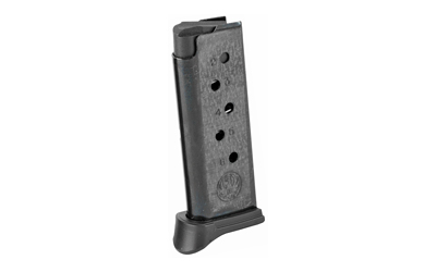 MAG RUGER LCP 380ACP 6RD BL W/EXT