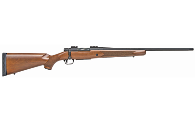 Mossberg 28137 Patriot Walnut Full Size 350 Legend 4+1 22" Matte Blued Fluted Barrel, Matte Blued Stainless Steel Receiver Drilled & Tapped, Walnut Fixed Stock, Right Hand