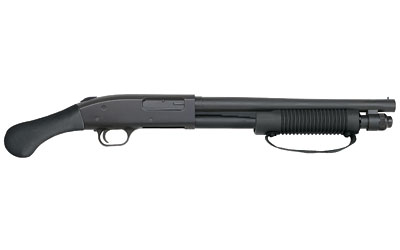 Mossberg 50659 590 Shockwave 12 Gauge Pump 3" 5+1 14" Blued Heavy-Walled Barrel, Blued Stainless Steel Receiver Drilled & Tapped, Black Raptor Birdshead Grip