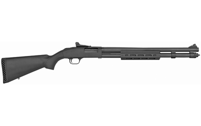 Mossberg 50674 590 12 Gauge Pump 3" 8+1 20" Matte Blued Steel Barrel, Matte Blued Drilled & Tapped Receiver, M-LOK Handguards, Black Fixed Synthetic Stock