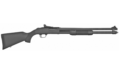 Mossberg 50699 590 Persuader 20 Gauge 8+1 3" 20" Cylinder Bore Barrel, Matte Blued Metal Finish, Drilled & Tapped Receiver, Ghost Ring Sight, Synthetic Stock