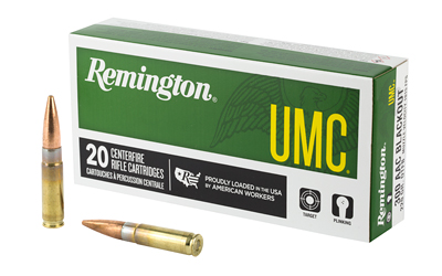 Remington UMC Rifle Ammunition .300 AAC Blackout 220 gr OTM 940 fps 20/ct