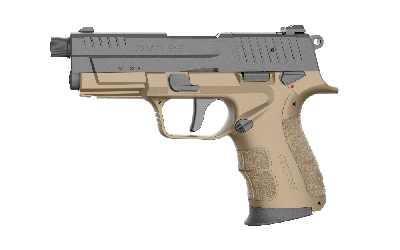Retay USA RXP22FDEBLKS13TH RXP 22 LR 13+1 4" Threaded Barrel, Black Cerakote Optic Ready/Serrated Slide, Flat Dark Earth Cerakote Polymer Frame w/Accessory Rail, RMR/RMSc Footprint