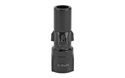 Rugged Suppressors OA006 3 Lug Adapter 9mm Luger 5/8"-24 tpi Threads, Black