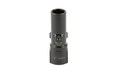 Rugged Suppressors OA009 3 Lug Adapter 45 ACP 9/16"-24 tpi Threads, Black
