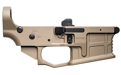 Radian Weapons R0390 A-DAC 15 Lower Receiver FDE, Fully Ambi Controls, Talon 45/90 Safety, Ext. Bolt Catch, Left-Side Mag Release, Right-Side Bolt Release, Enhanced Takedown Pins