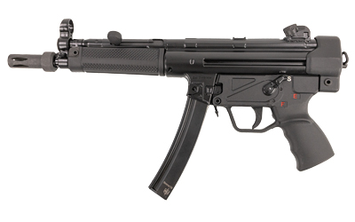 MAC 12750004 5 9mm Luger 30+1 8.90" Black Phosphate Steel Threaded Barrel, Black Phosphate Optics Ready Receiver/Frame, Black Grip, Ambidextrous