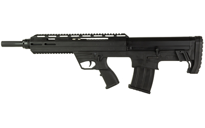 Tokarev USA 21000105 TBP 12 Gauge Semi-Auto 3" 5+1 18.50" Black Steel Barrel, Black Receiver w/Picatinny Rail, Black Bullpup Synthetic Stock
