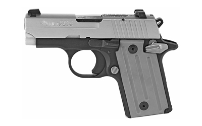 Sig Sauer 238380TSS2CA P238 *CA Compliant 380 ACP Caliber with 2.70" Barrel, 6+1 Capacity, Black Hardcoat Anodized Finish Aluminum Beavertail Frame, Serrated Stainless Steel Slide & Gray Polymer Grip