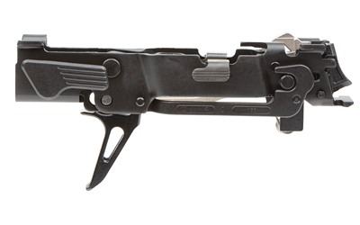 Sig Sauer 8900161 P320 Custom Works Fire Control Unit *FFL Item (FCU Only), 9mm Luger/40 S&W/357 Sig, Black Nitride, Titanium Frame & Flat Face Skeletonized Trigger, Fits Sig P320 Parts