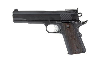 Springfield Armory PX9419ADJ 1911 Garrison Full Size 9mm Luger 9+1 5" Stainless Match Grade Barrel, Blued Carbon Steel Serrated Slide, Blued Carbon Steel Frame w/Beavertail, Thinline Wood Grip