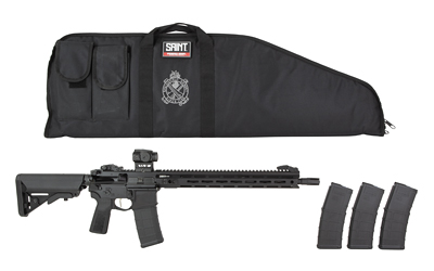 Springfield Armory STV916556BV2B5PAC SAINT Victor V2 Gear Pac 5.56 NATO 30+1 16" Black Melonite Barrel, Black Hardcoat Anodized Aluminum Receiver w/Picatinny Rail, M-LOK Handguard, B5 Enhanced SOPMOD