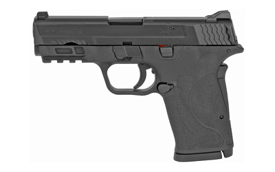 Smith & Wesson 12437 M&P Shield EZ M2.0 Micro-Compact Frame 9mm Luger 8+1, 3.67" Black Armornite Steel Barrel & Serrated Slide, Matte Black Polymer Frame w/Picatinny Rail, Grip Safety