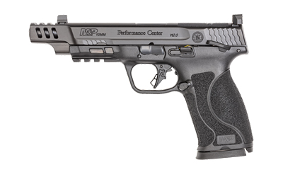 Smith & Wesson 13915 M&P PC M2.0 Full Size 10mm Auto 15+1 5.60" Black Armornite Ported Stainless Steel Barrel, Black Armornite Optic Cut/Serrated Stainless Steel Slide & Polymer Frame w/Picatinny Rail