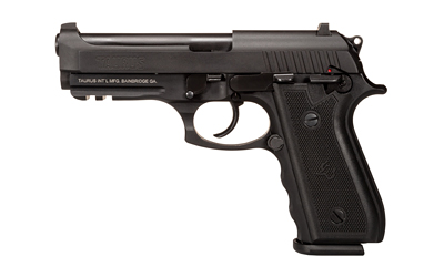 Taurus 1-917C41 917C Full Size Frame 9mm Luger 18+1 4.30" Matte Black Steel Barrel, Serrated Steel Slide, Black Anodized Aluminum Frame w/Beavertail & Picatinny Rail, Black Target Grip, Ambidextrous