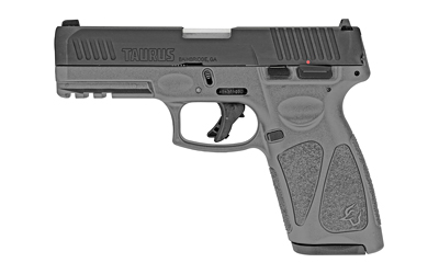 Taurus 1G3B941G G3  Full Size Frame 9mm Luger 15+1/17+1 4" Matte Stainless Steel Barrel, Matte Black Tenifer Serrated Steel Slide, Gray Polymer Frame w/Picatinny Rail, Gray Polymer Grip, Right Hand