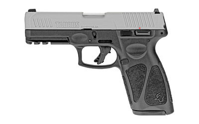 Taurus 1G3B94910 G3 Full Size Frame 9mm Luger 10+1 4" Matte Stainless Steel Barrel, Matte Serrated Stainless Steel Slide, Black Polymer Frame w/Picatinny Rail, Black Polymer Grip, Right Hand